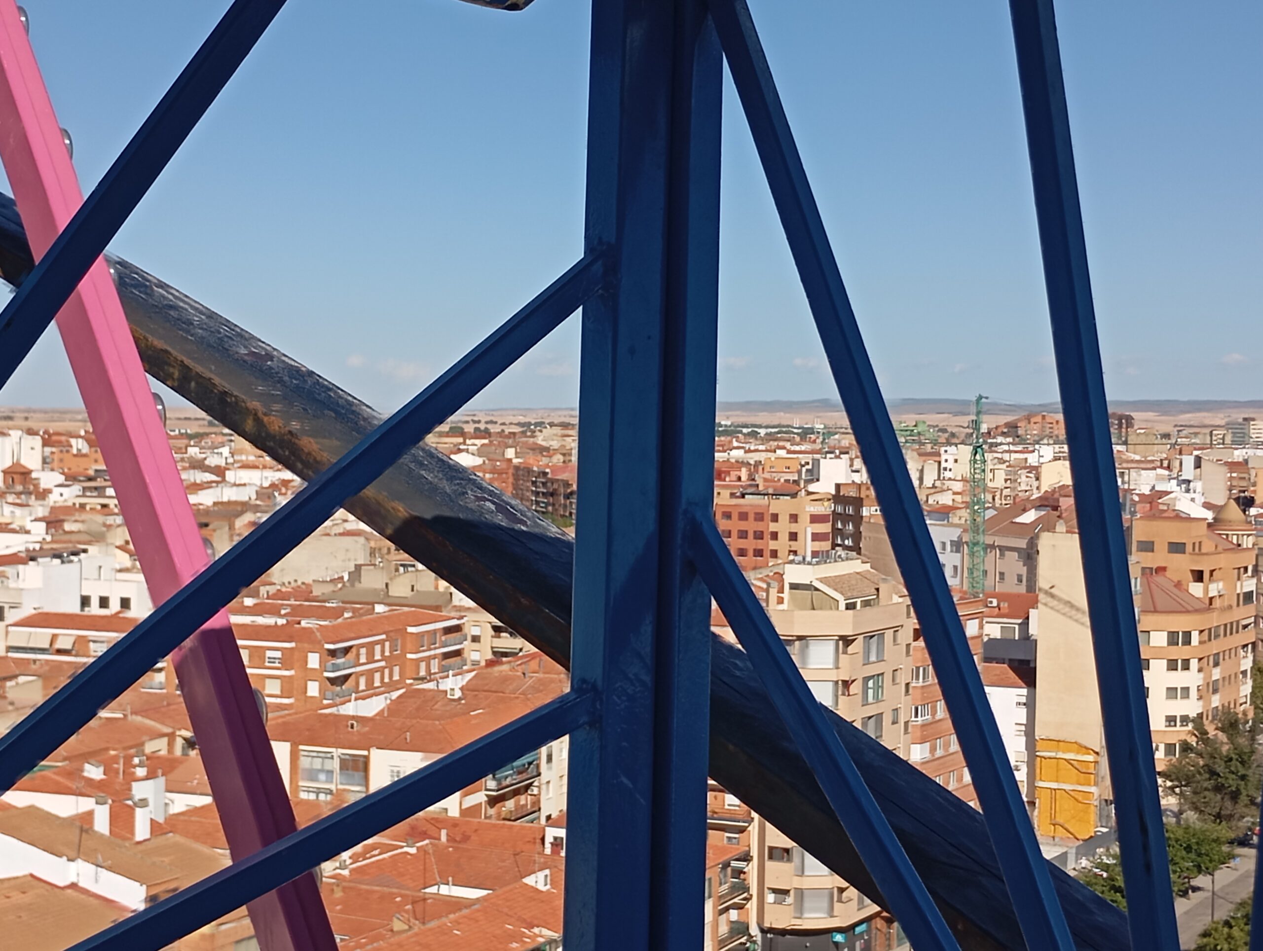 Vista de Albacete desde la noria de la feria en septiembre de 2026
