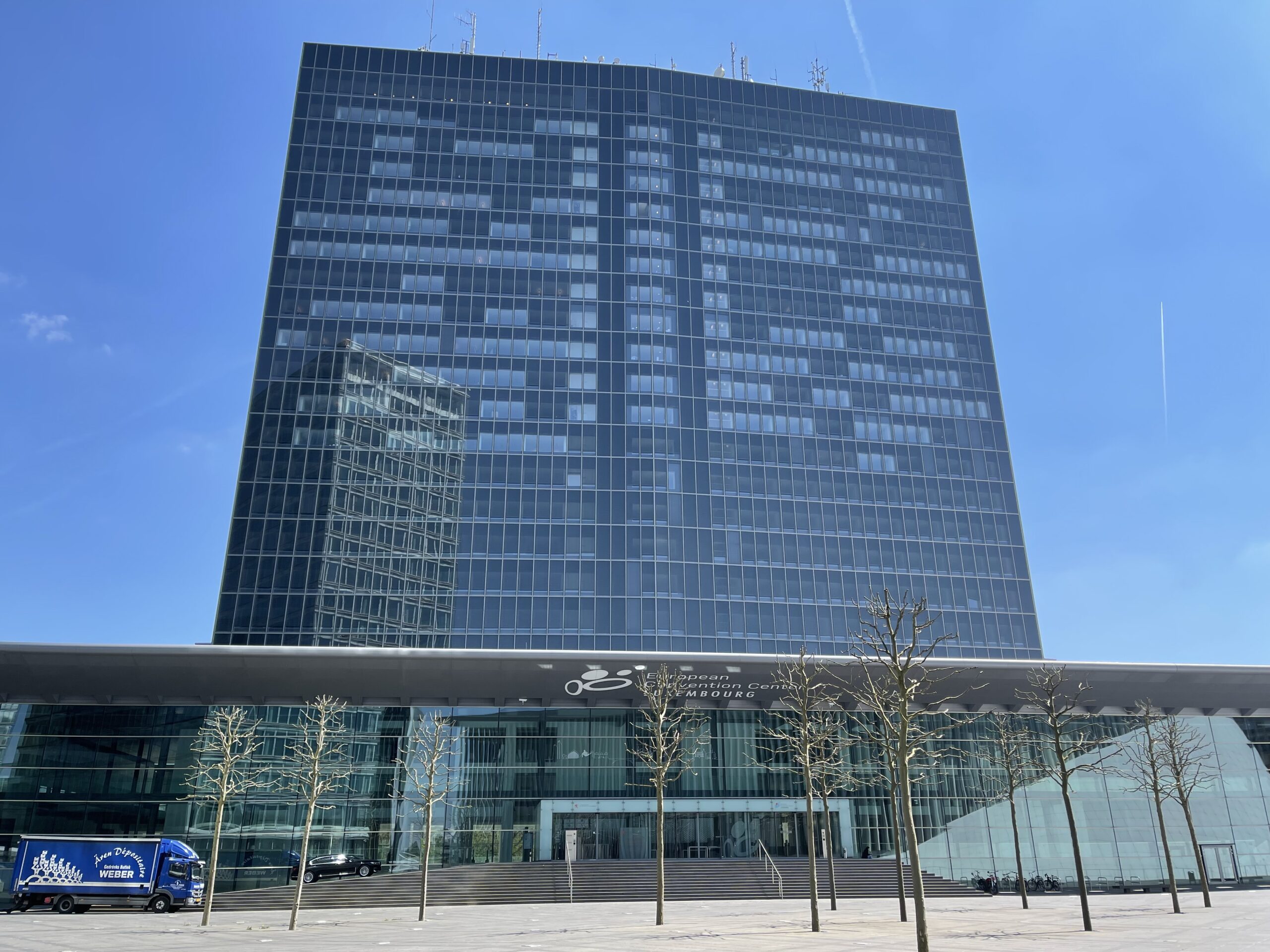 European Convention Center de Luxemburgo, fotografía de archivo de abril de 2022