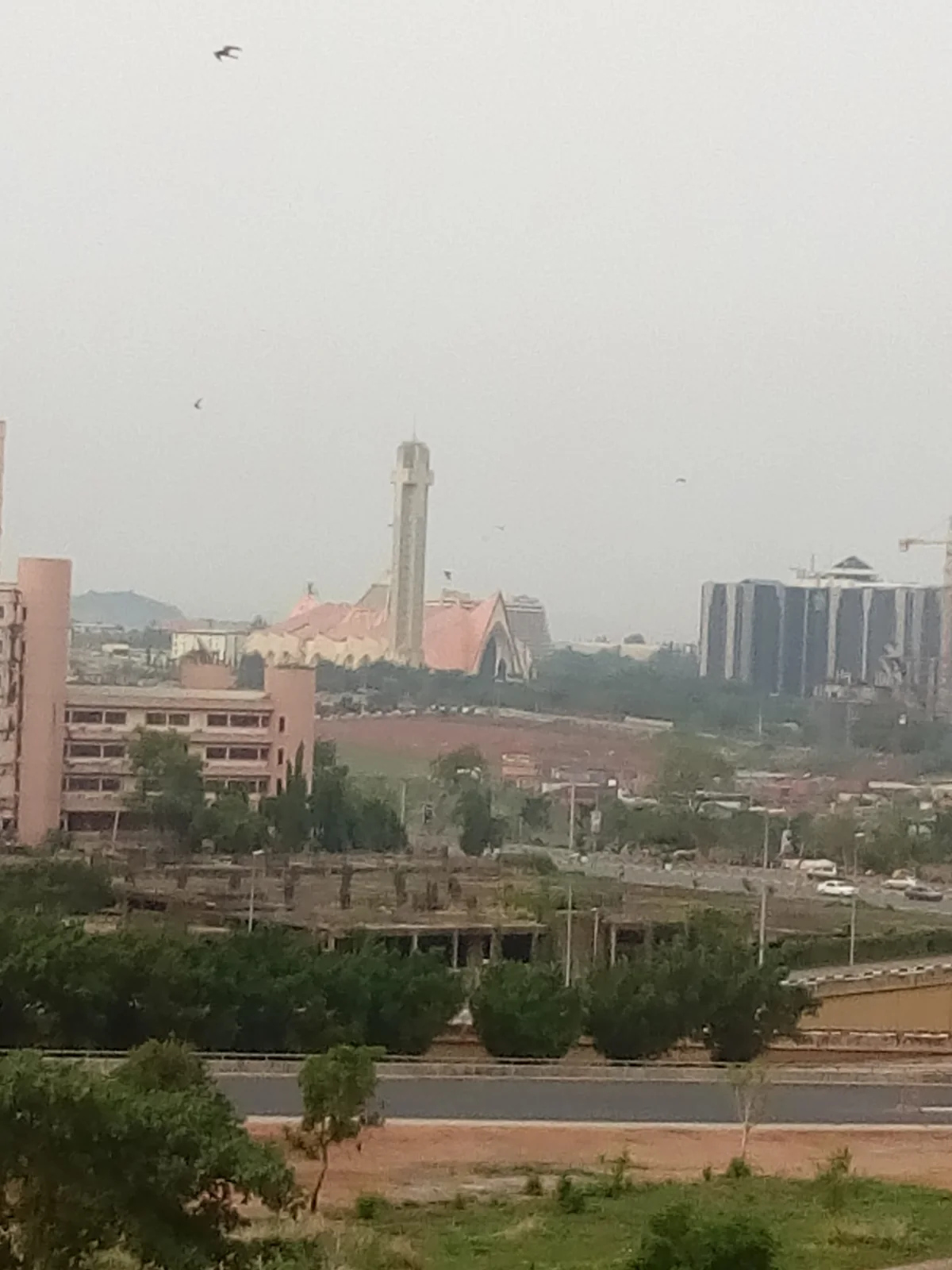 Vista del distrito central de Abuja