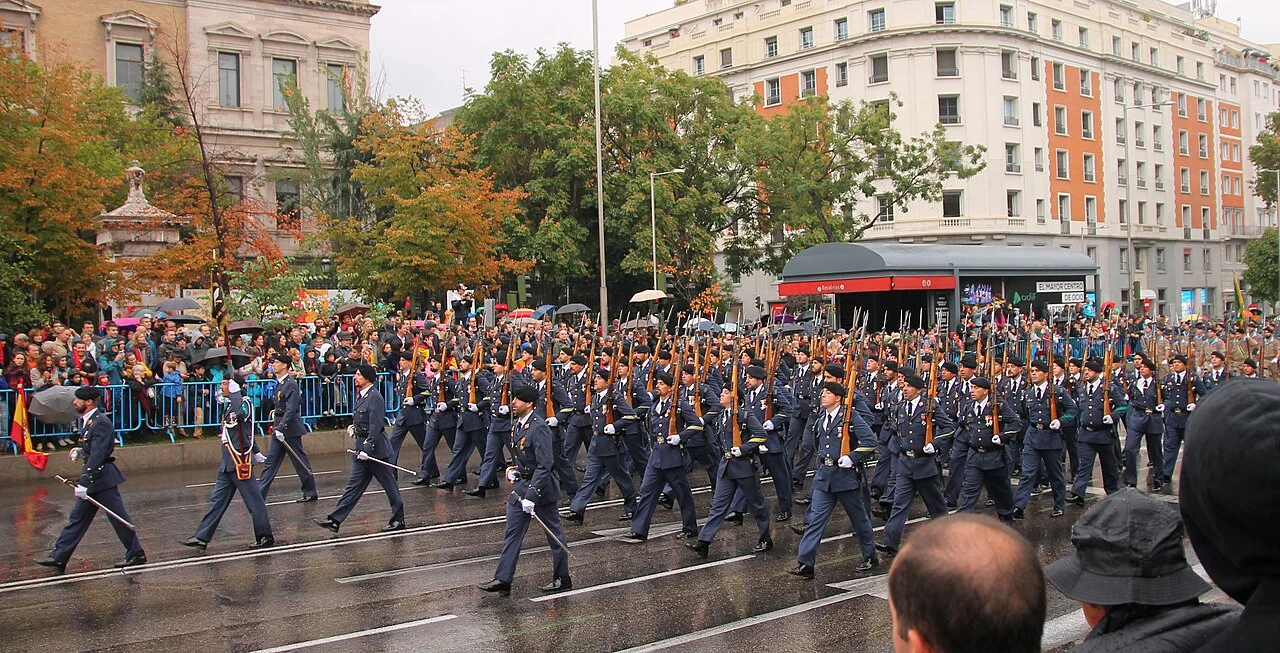 Desfile de la Fiesta Nacional en Madrid, en una fotografía de archivo.