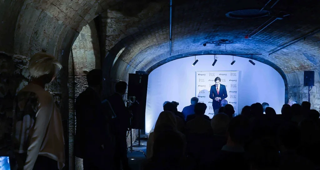 Acto de apertura de las instalaciones de Dogpatch en Dublín, en 2015. Imagen de archivo.