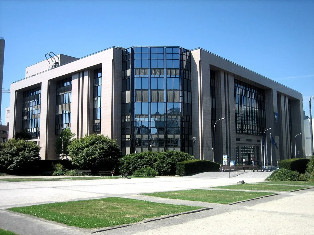 Edificio Justus Lipsius del Consejo de la Unión Europea.