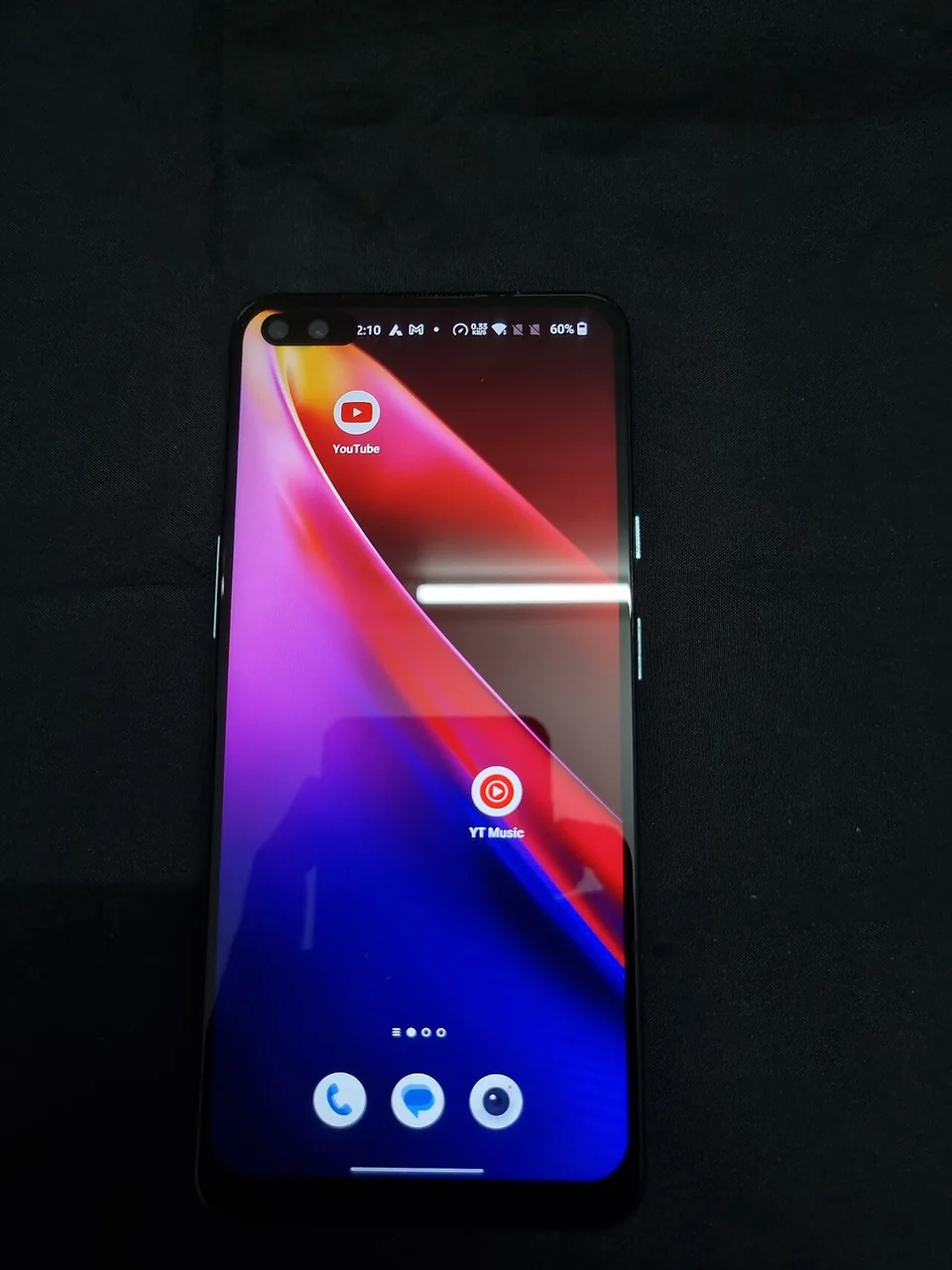 Pantalla de un teléfono Android.