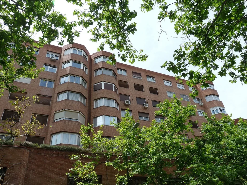 Edificios de viviendas en Madrid.