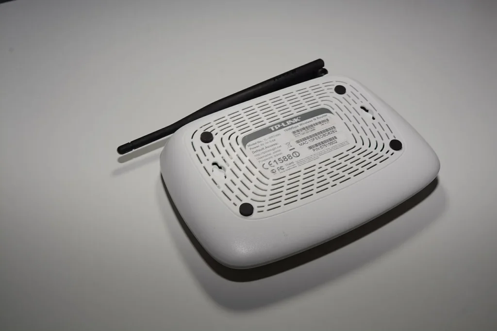 Router doméstico para conexión a Internet.