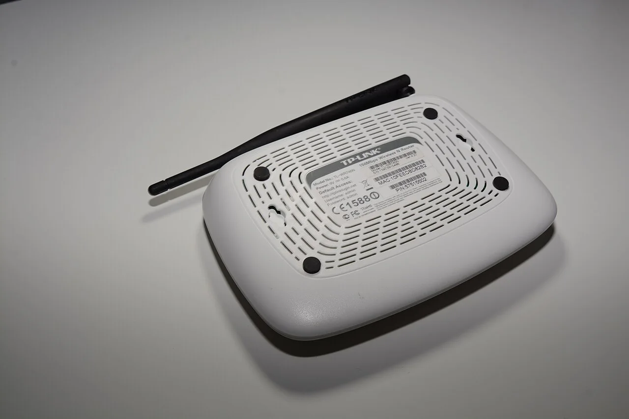 Router doméstico para conexión a Internet.