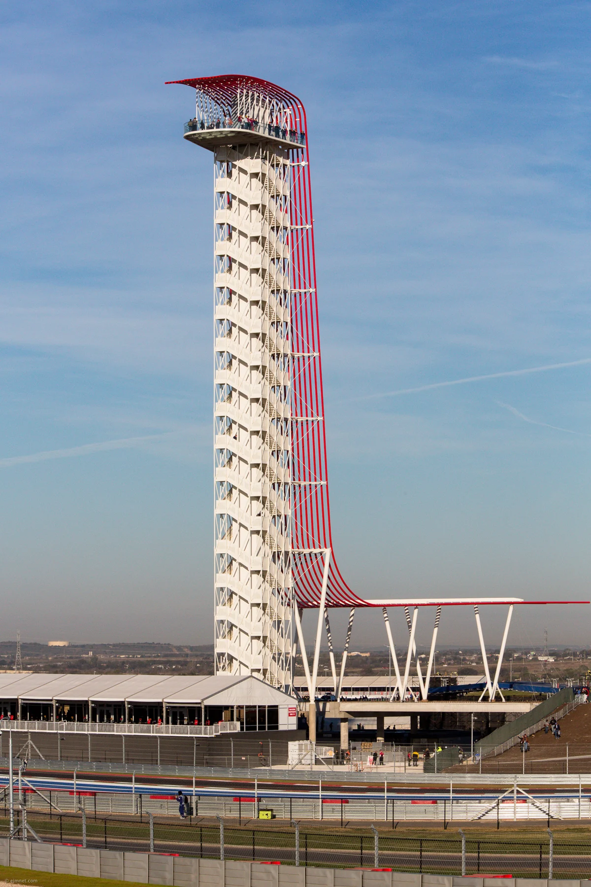 Torre de observación del Circuit of the Americas, en Austin.