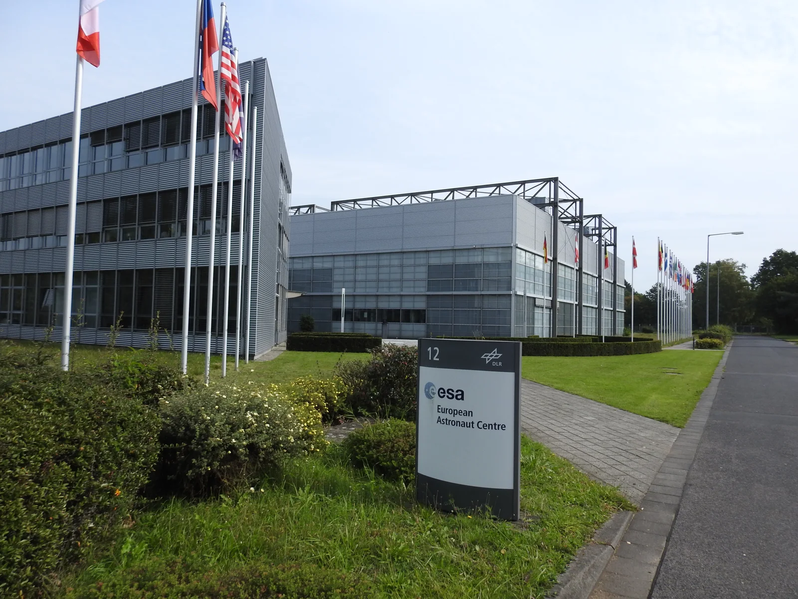 Exterior del Centro Europeo de Astronautas de la ESA en Colonia.