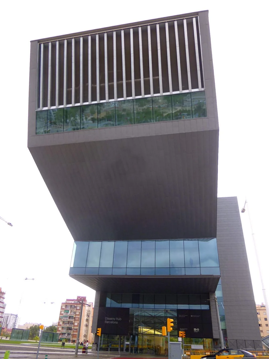 Exterior del Disseny Hub Barcelona en 2016