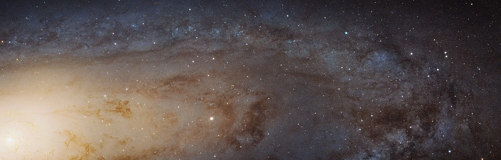 Detalle del mosaico de la galaxia de Andrómeda obtenido por Hubble.
