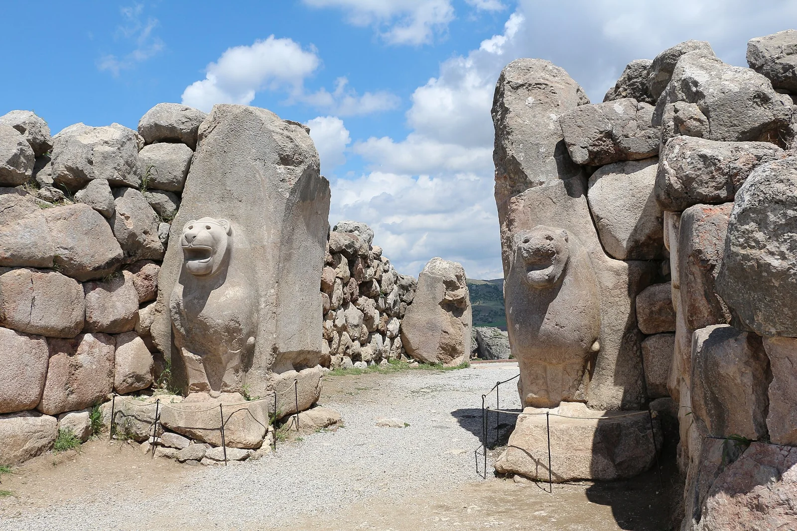 Puerta de los Leones de Hattusa, Turquía.