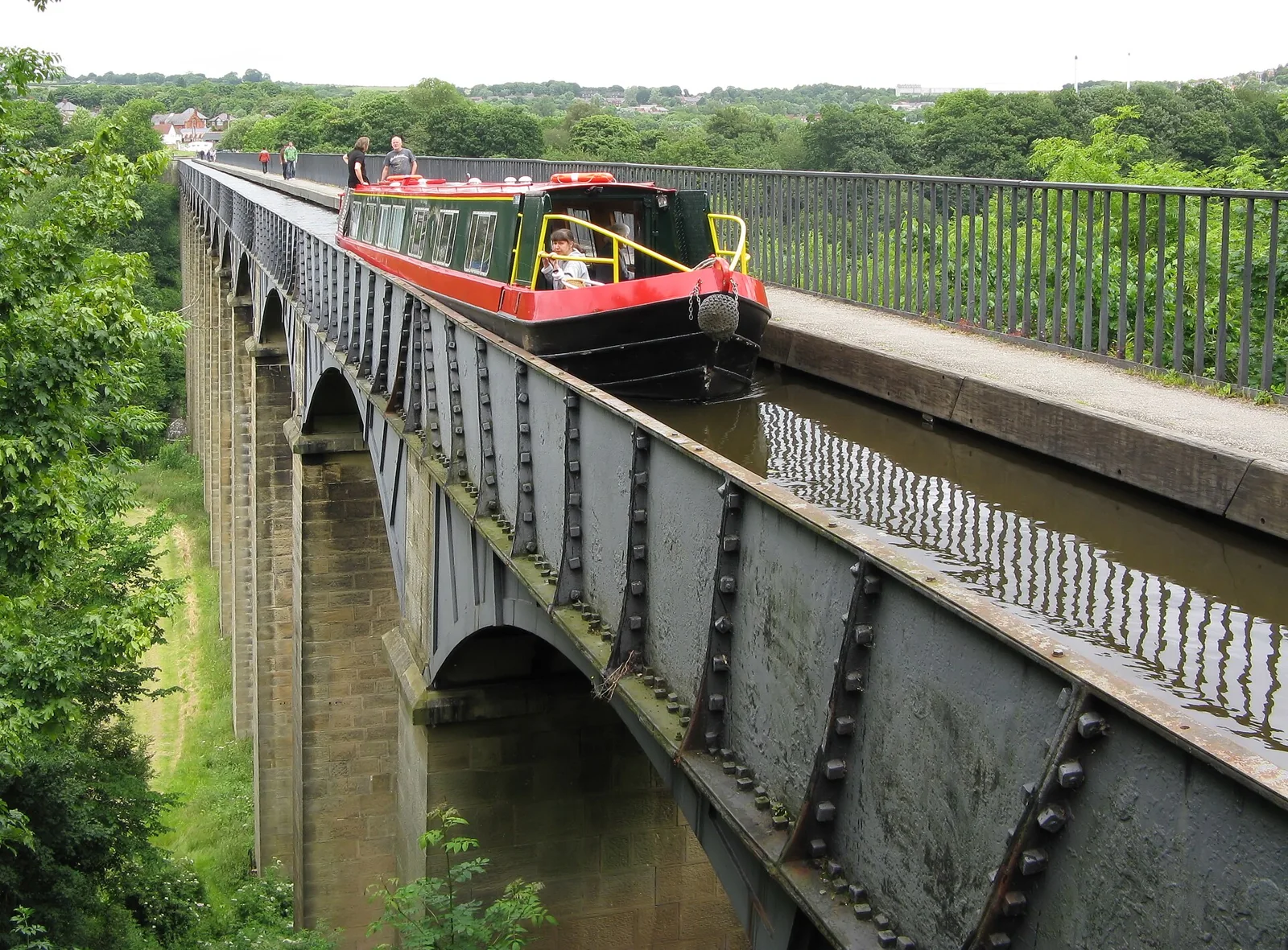 Acueducto navegable de Pontcysyllte, Gales.