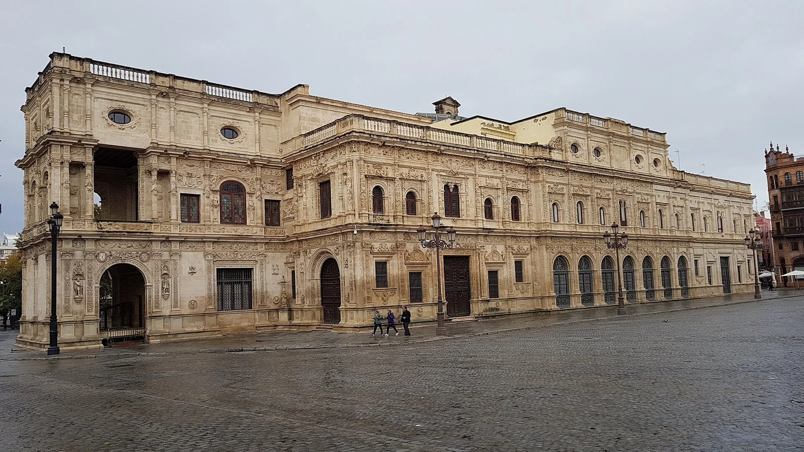 Exterior del Ayuntamiento de Sevilla.