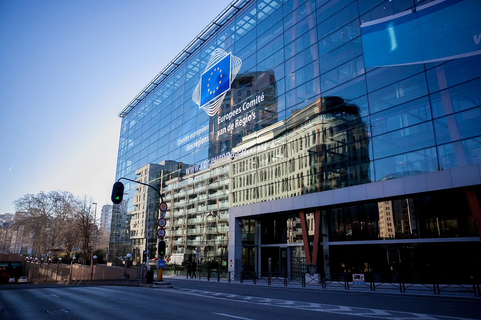 Edificio del Comité Europeo de las Regiones en Bruselas.