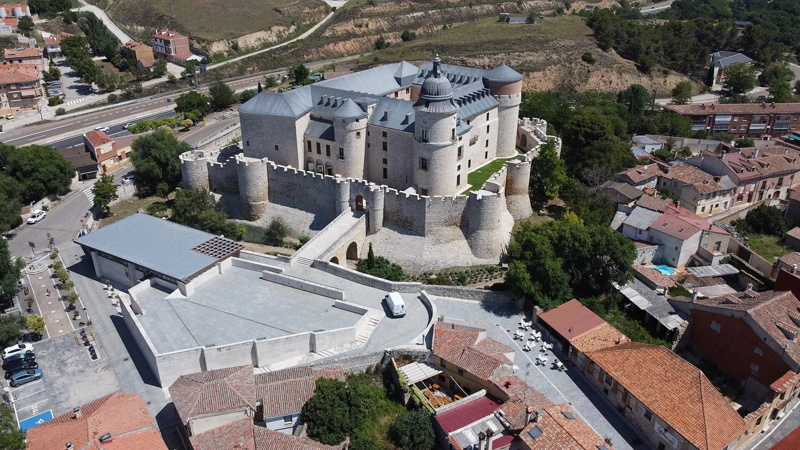 Vista panorámica del Archivo General de Simancas en 2023