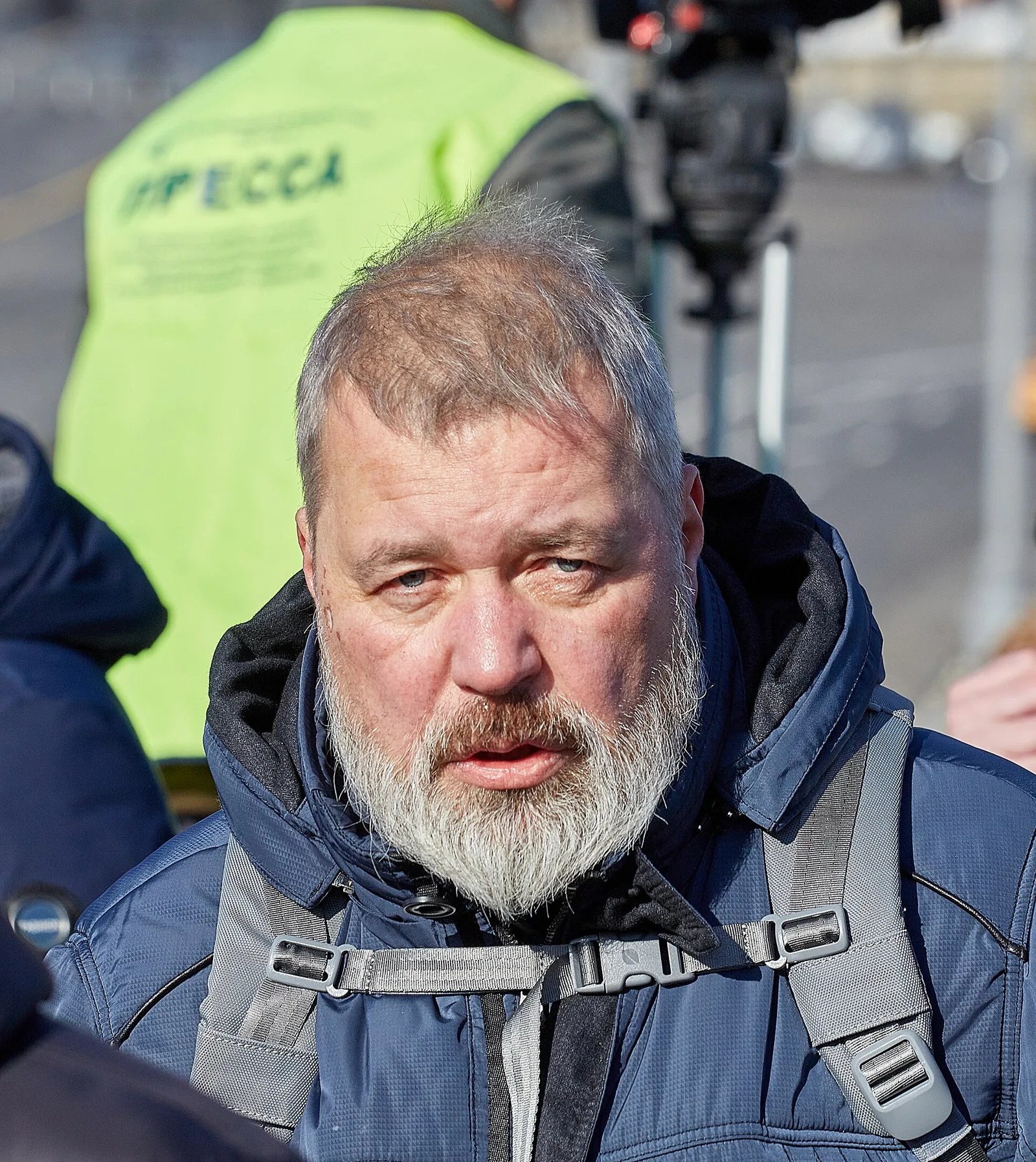 Dmitri Murátov en 2021; retrato de archivo